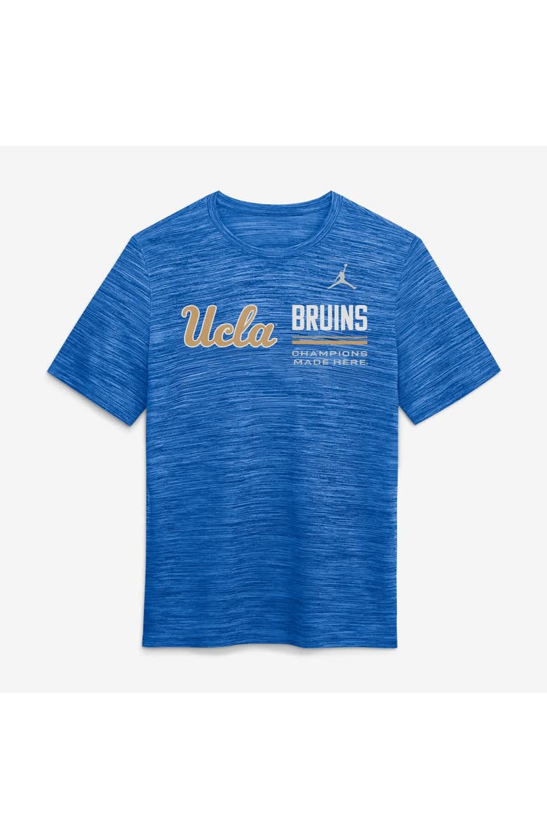 Jordan Brand Men's Jordan Brand Blue UCLA Bruins Sideline Velocity Dri-FIT T-Shirt, Alternate, color, Blue