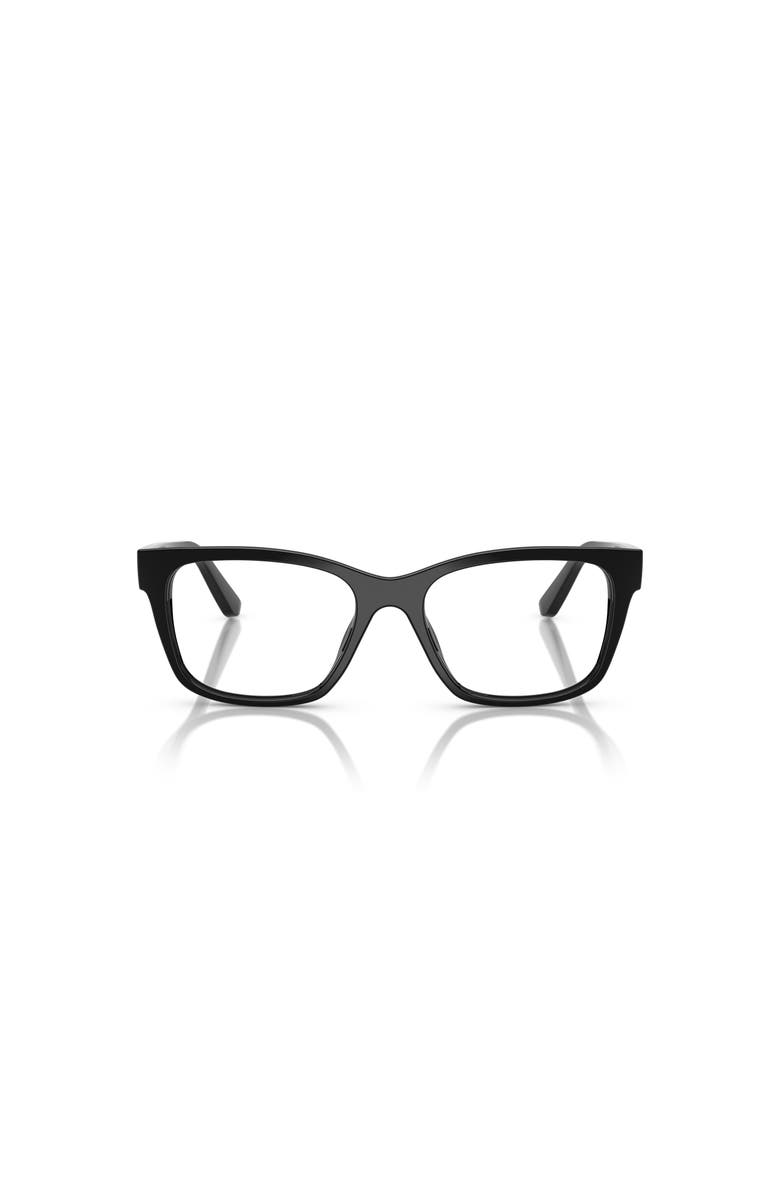 Vogue Eyewear 49mm Rectangle optical glasses, Alternate, color, Black