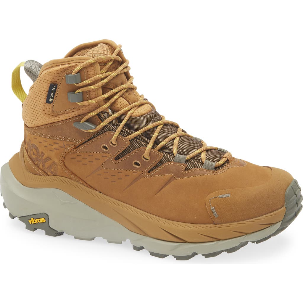 Hoka Kaha 2 Gtx Waterproof Hiking Boot In Honey/barley