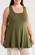 24seven Comfort Apparel Jersey Tunic Tank