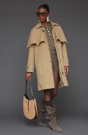 Hooded Cape Raincoat