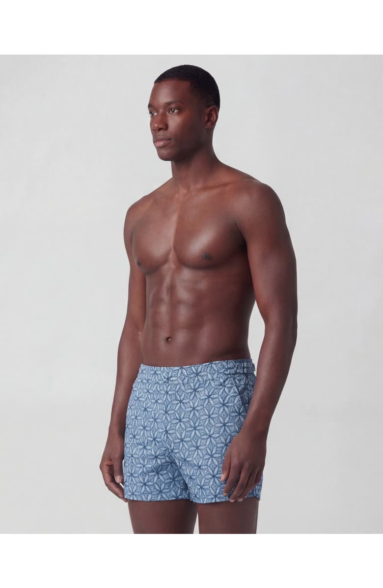 Lords of Harlech Tribal Mens Swim Tailored Short, Alternate, color, Tribal Blue