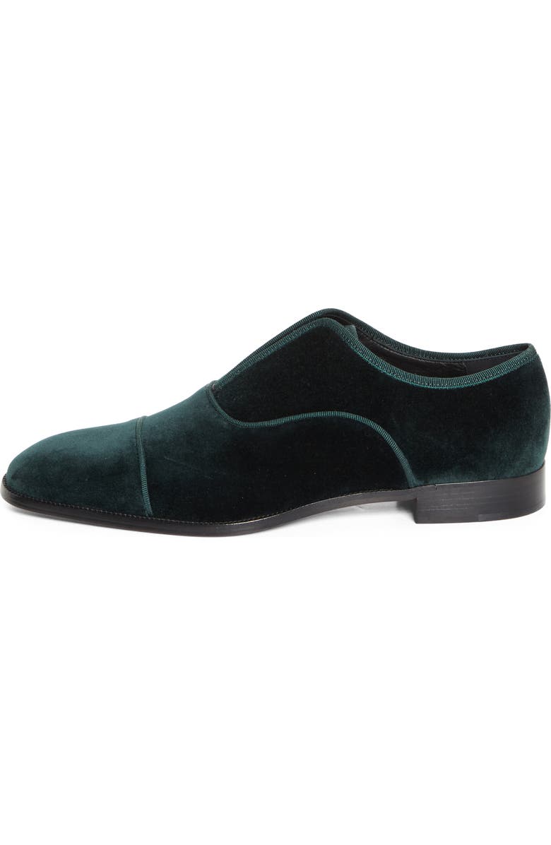 Christian Louboutin Alpha Male II Cap Toe Slip-On, Alternate, color, Agave
