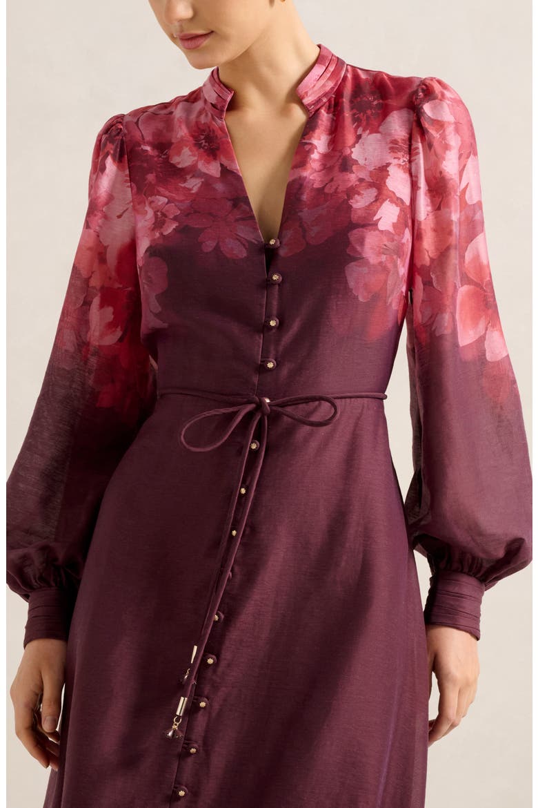 Camilla Long Sleeve Maxi Dress, Alternate, color, PLACEMENT PRINT