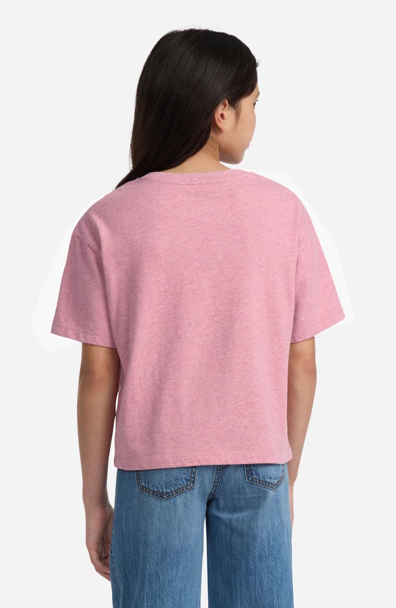 abercrombie kids Kids' Floral Crest Boxy Cotton Blend Graphic T-Shirt, Alternate, color, Alhmesa Ro