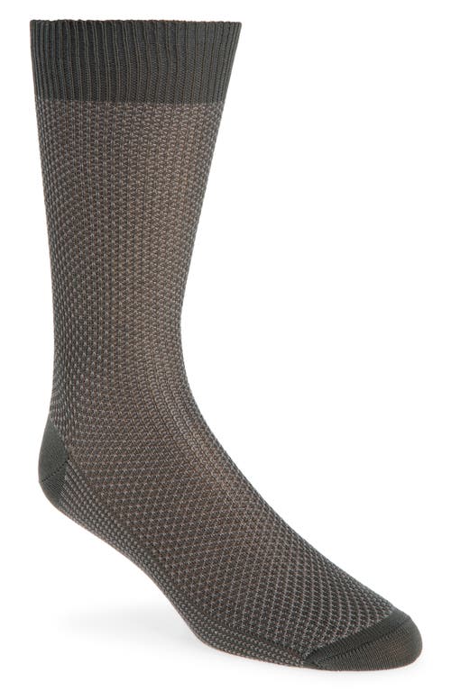 Canali Jacquard Knit Dress Socks