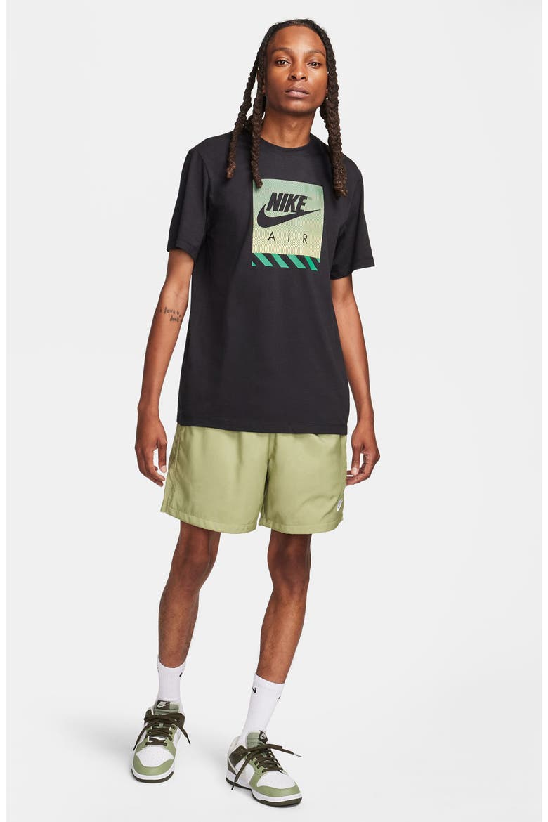 Air Graphic T-Shirt, Alternate, color, 010 BLACK