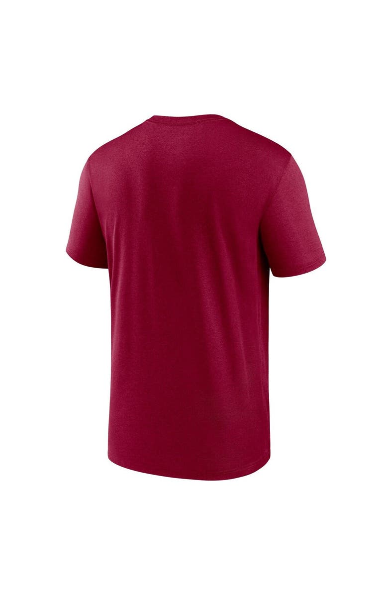 Nike Men's Nike  Burgundy Washington Commanders Legend Logo Performance T-Shirt, Alternate, color, Burgundy