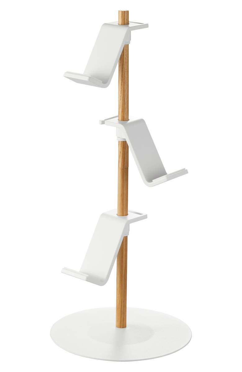 Yamazaki 3-Tier Controller Stand, Alternate, color, White