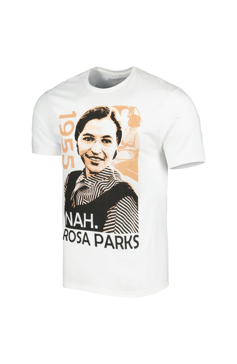 Philcos Unisex White Rosa Parks Graphic T-Shirt, Alternate, color,