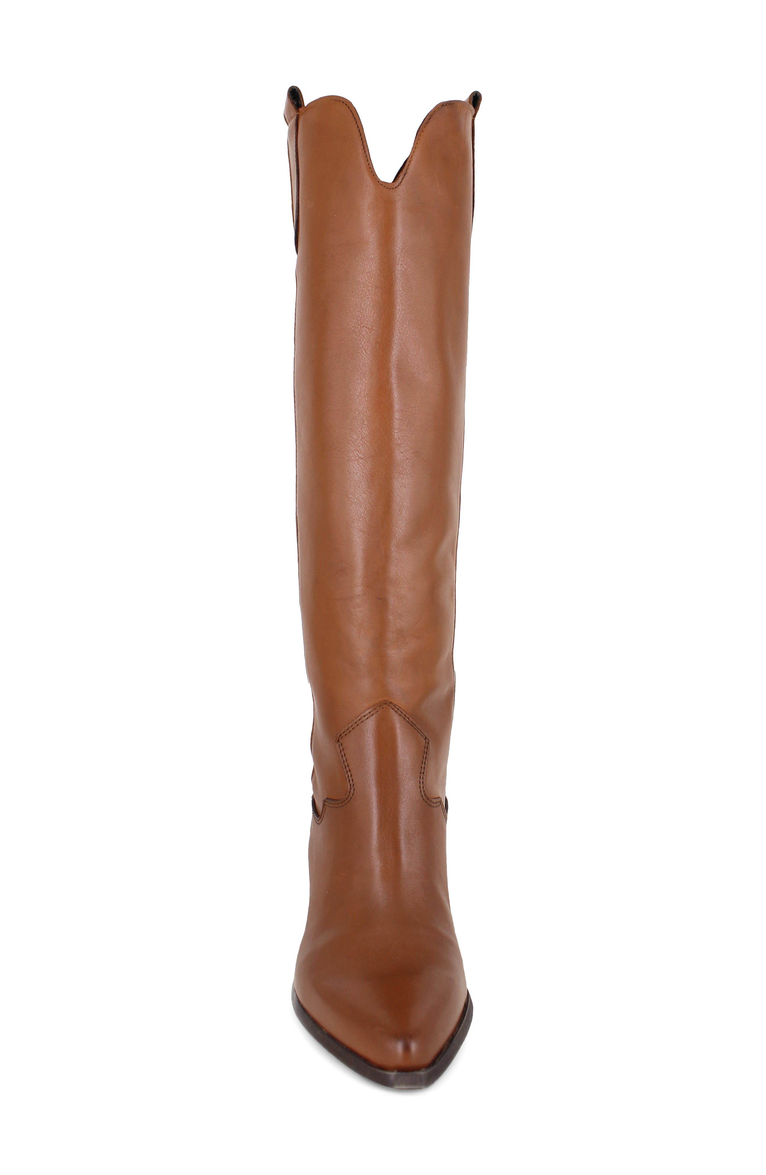 Valezka Knee High Boot, Alternate, color, TAN LEATHER