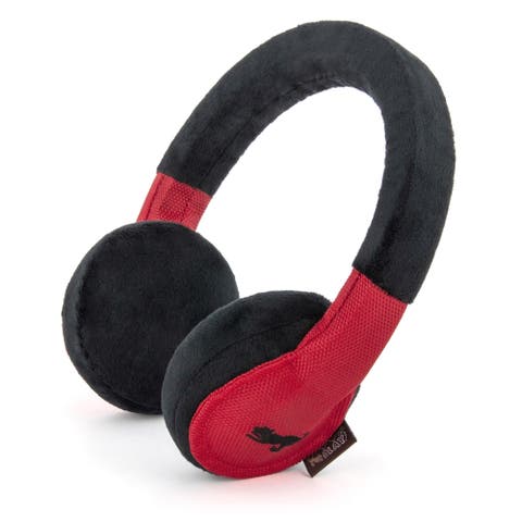 Globetrotter Howling Hound Headphones, Plush Dog Toy