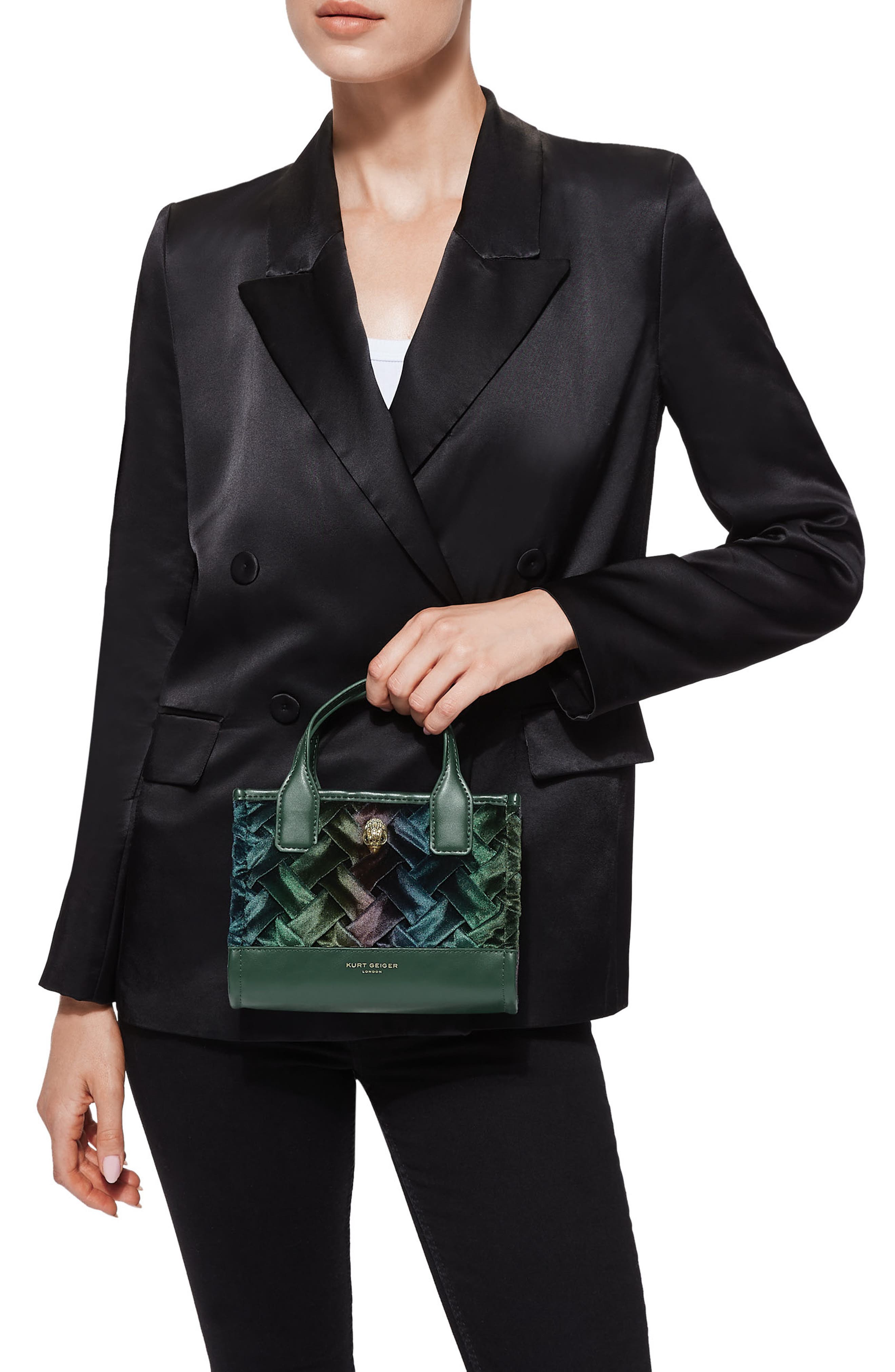 Kurt Geiger London Extra Small Recycled Shopper Bag, Alternate, color, 