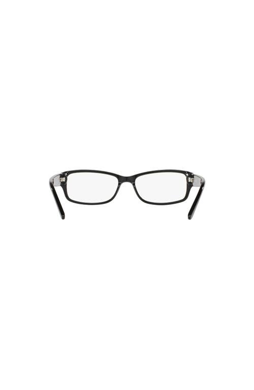Sferoflex 51mm Rectangle Optical Glasses In Black