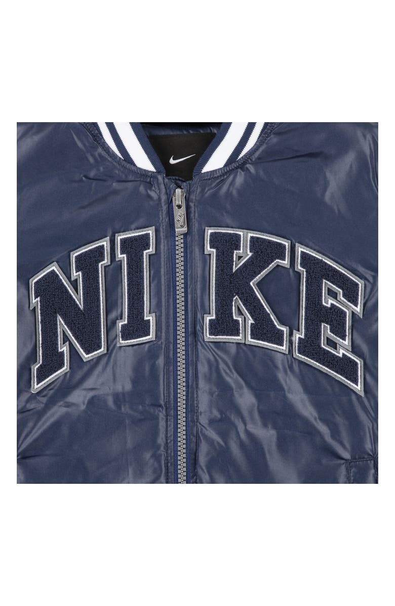 Nike Kids' Puffer Baseball Jacket, Alternate, color, Midnight Navy
