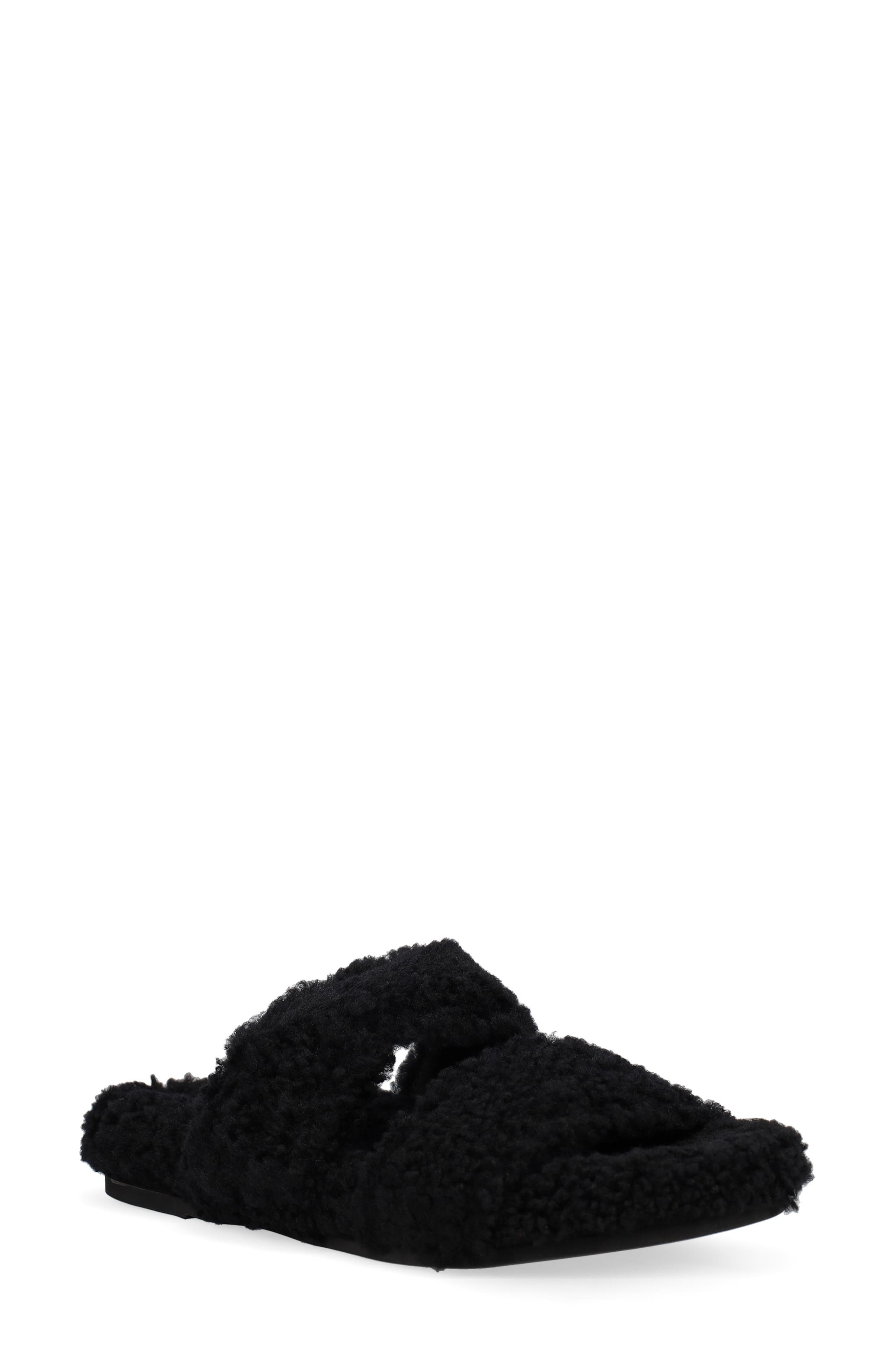 Eileen Fisher Lully Genuine Shearling Slipper, Main, color, 