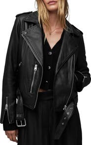 AllSaints Balfern Leather Biker Jacket