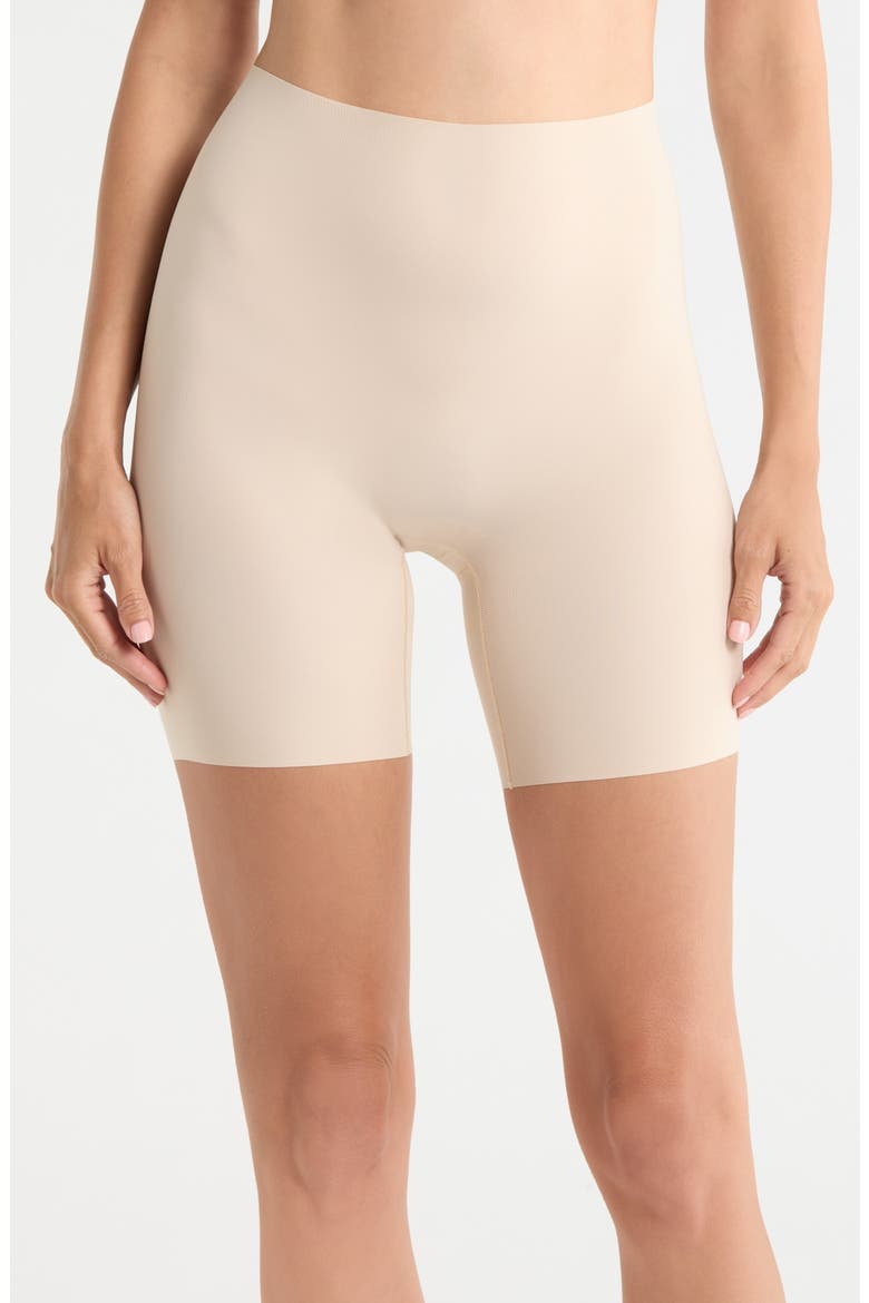 Invisible Edge Slip Shorts, Main, color, BEIGE SMOKE