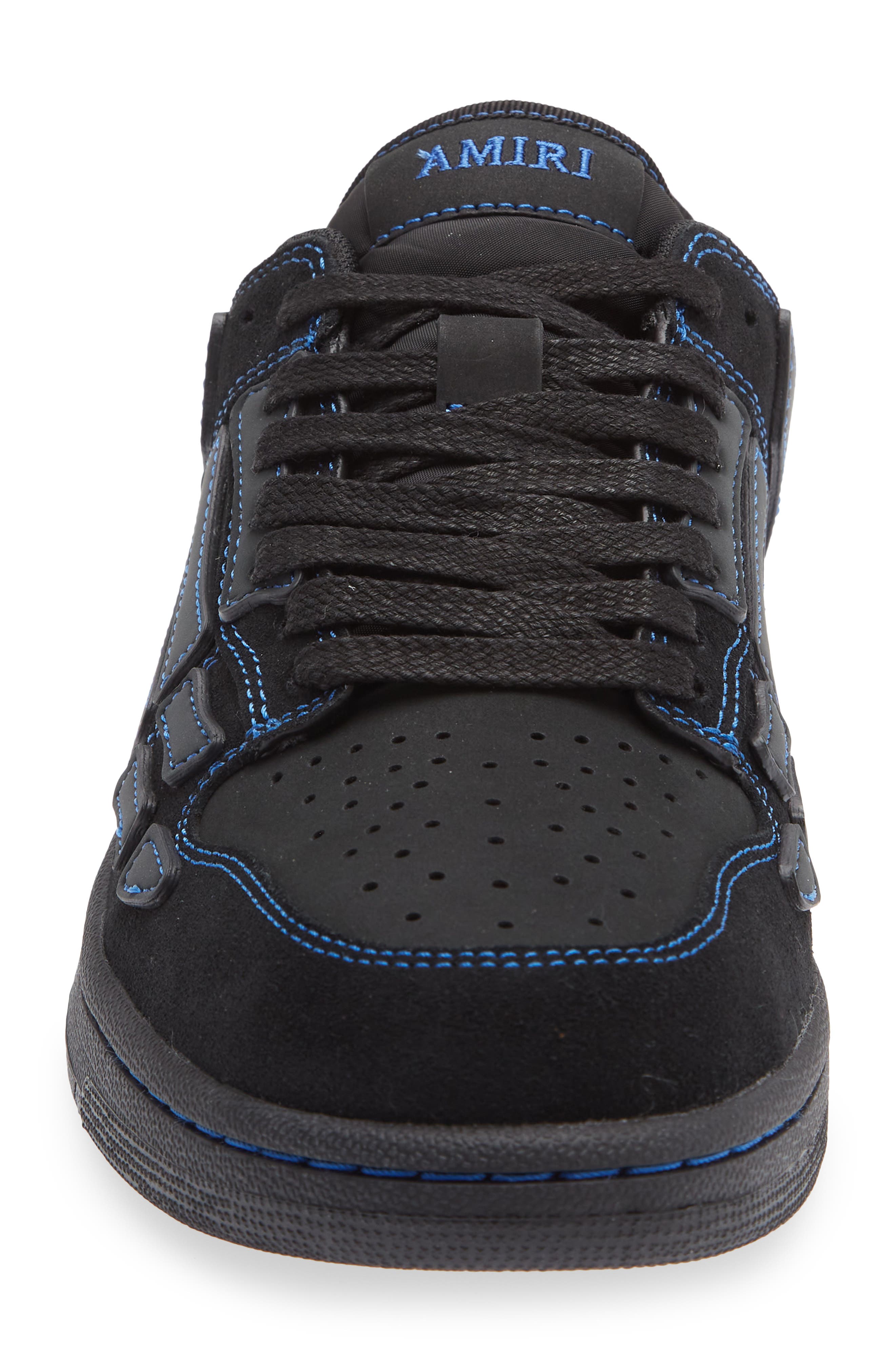 Skeleton Low Top Sneaker, Alternate, color, BLACK