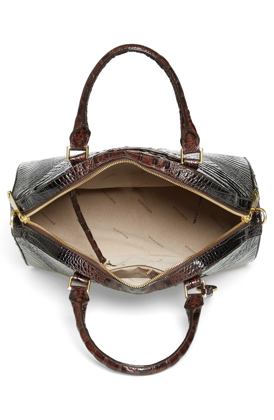 'Camden' Leather Satchel, Alternate, color, ESPRESSO