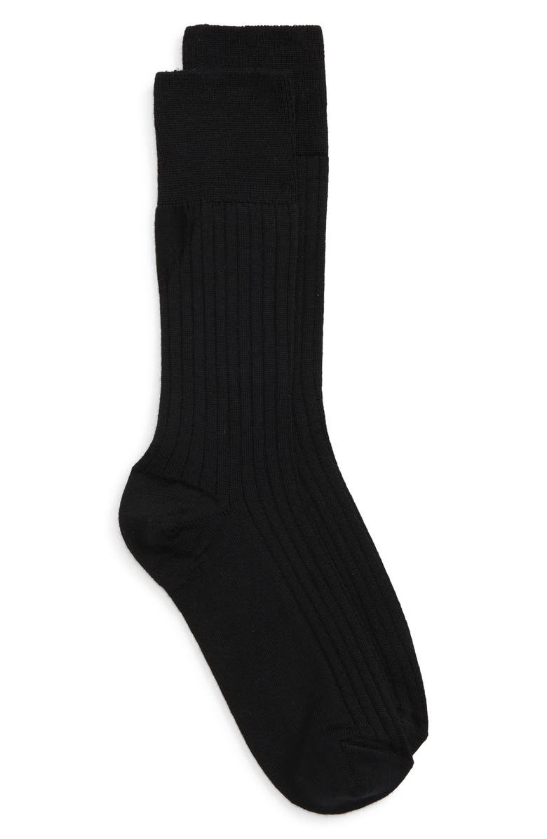 Bottega Veneta Rib Wool Socks, Main, color,