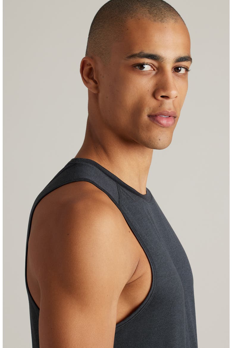Atmosphere Performance Yoga Tank, Alternate, color, TRUE BLACK HEATHER