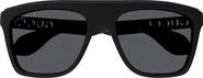 Gucci 57mm Square Sunglasses