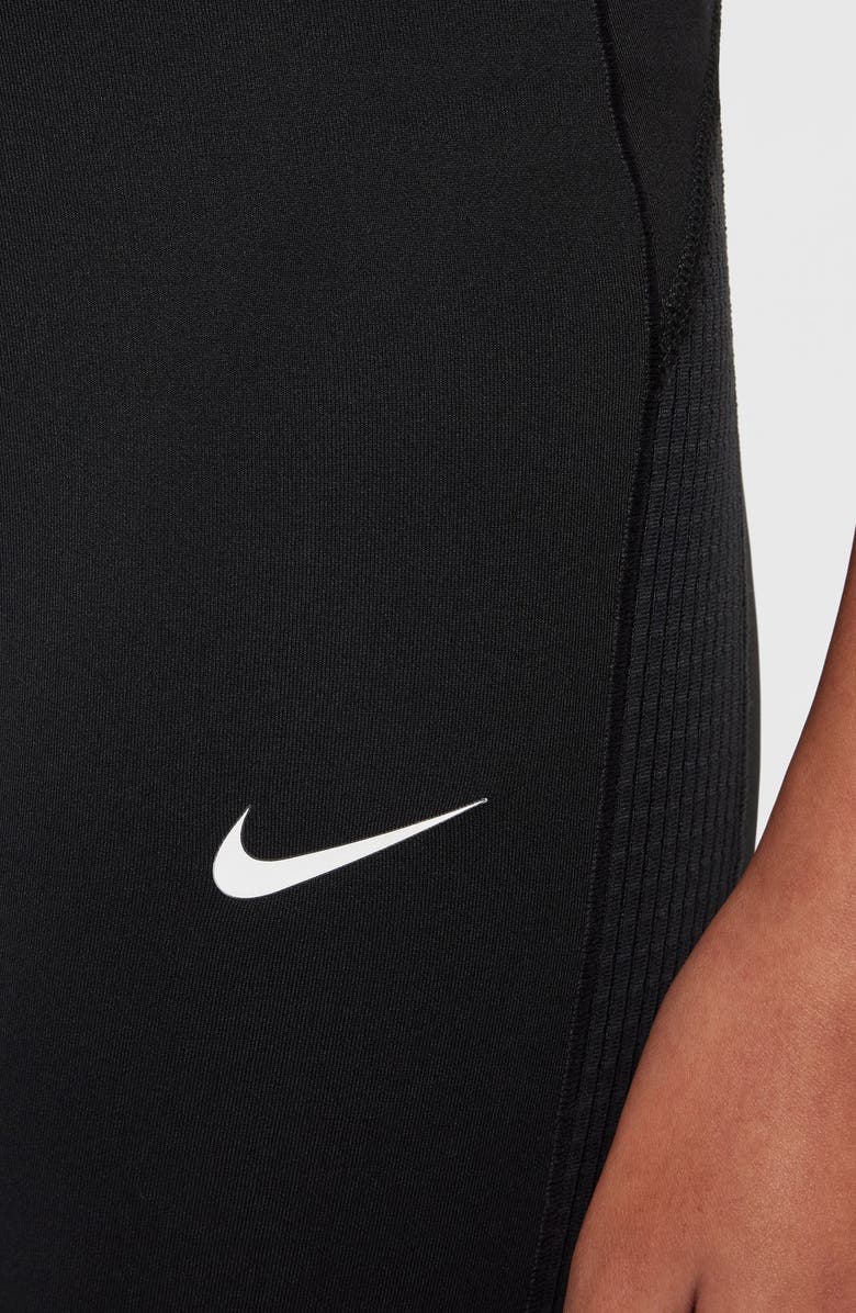 Nike Kids' Therma-FIT Sport Leggings, Alternate, color, Black/ White