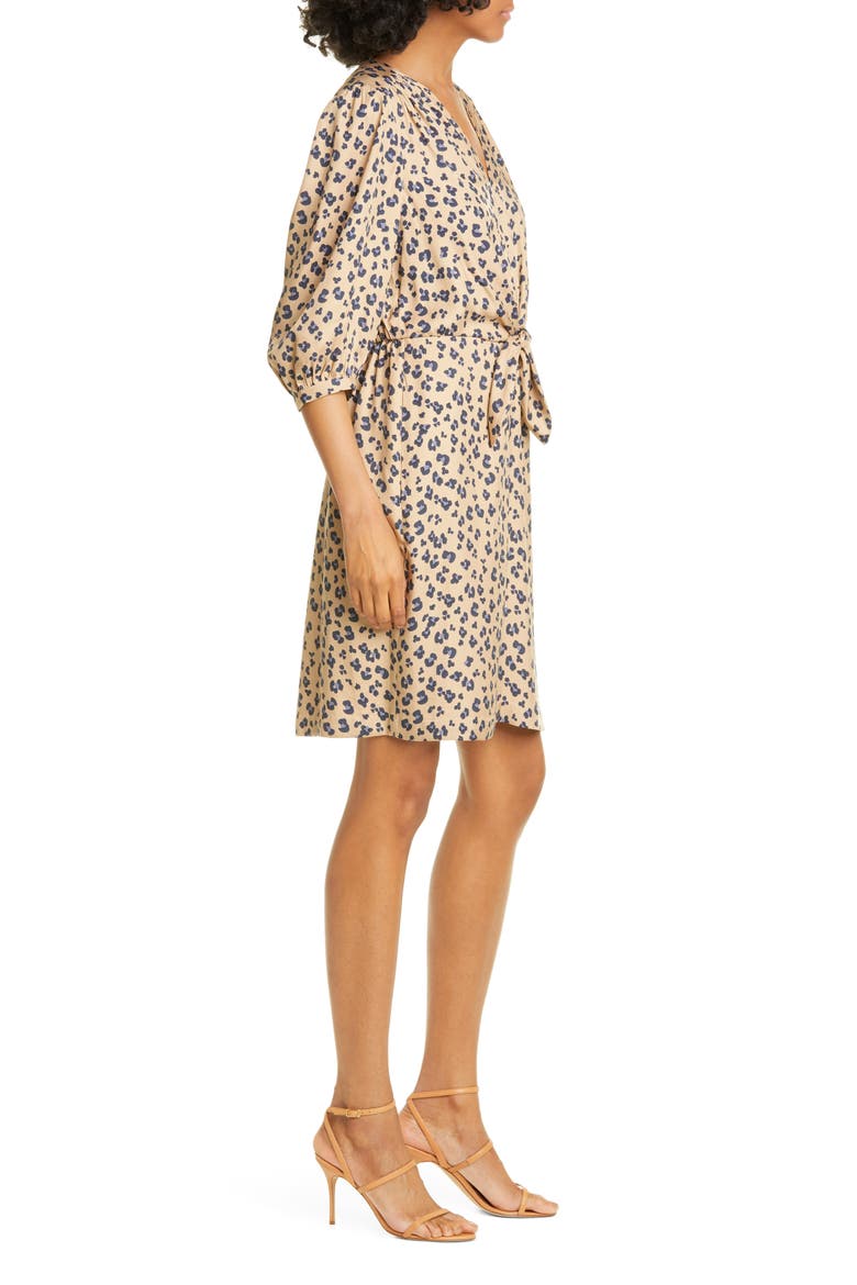 Cheetah Print Dress, Alternate, color, CAPPUCCINO COMBO