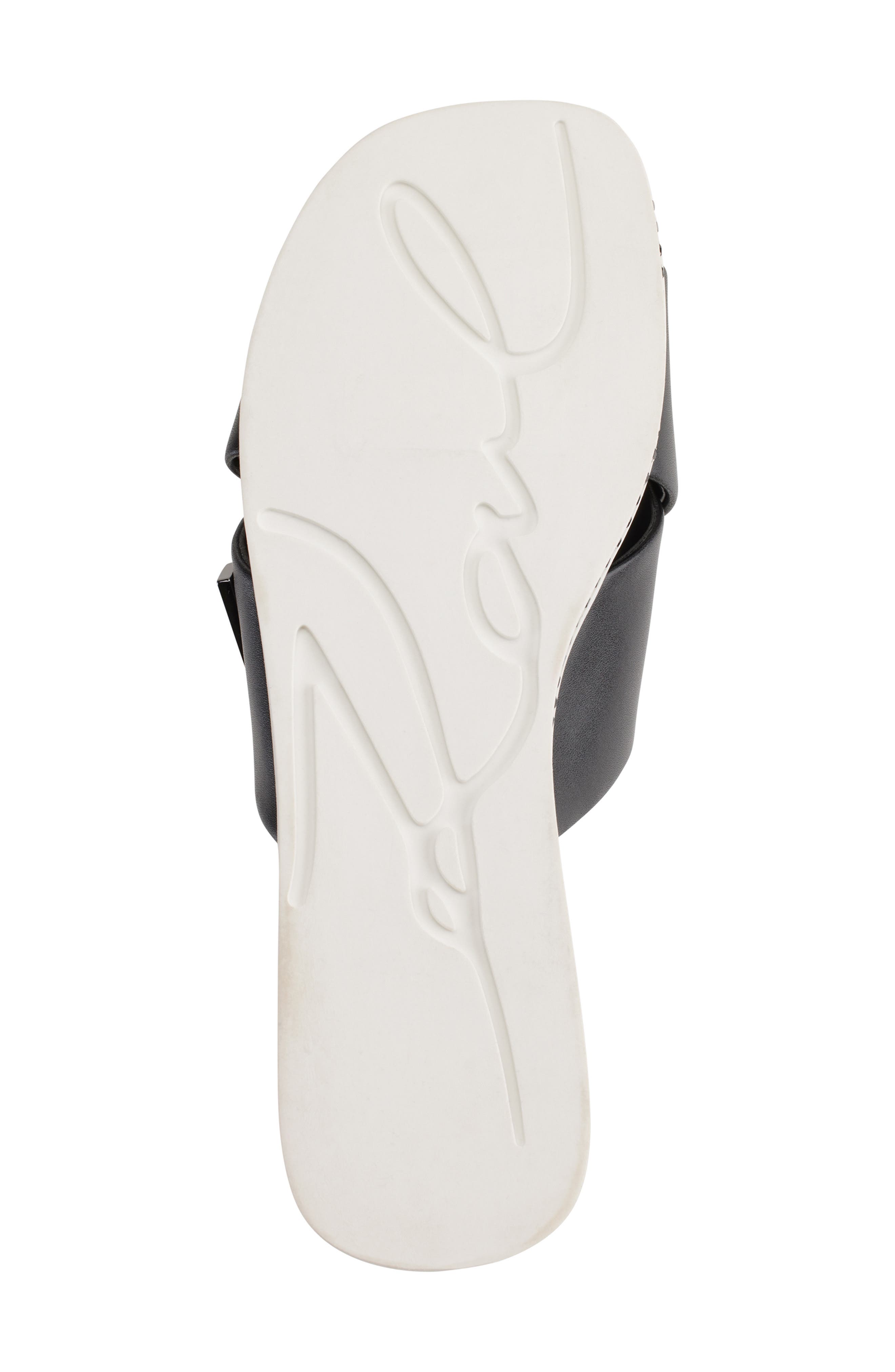 KARL LAGERFELD PARIS Janie Crisscross Slide Sandal, Alternate, color, 