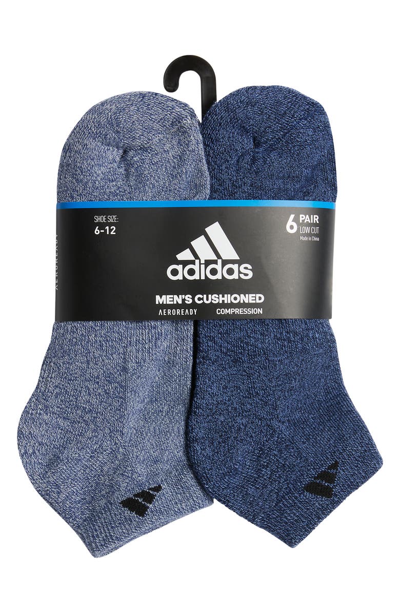 adidas Climacool 6-Pack Low Cut Socks, Alternate, color, 