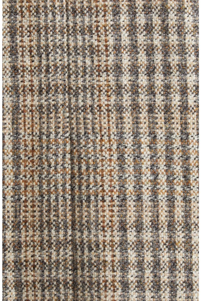 Renee Plaid Virgin Wool Coat, Alternate, color, BEIGE