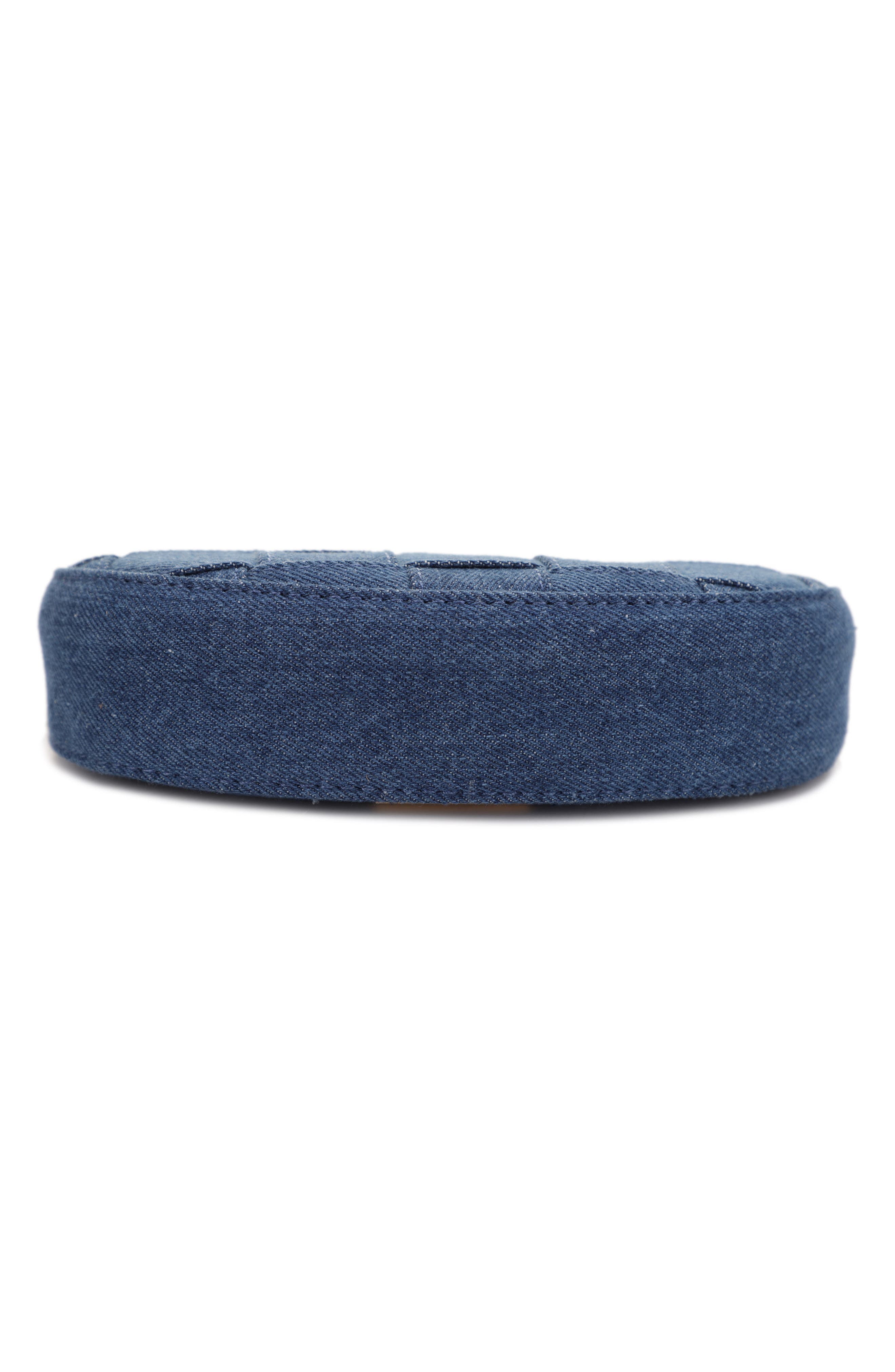 Leilani Woven Denim Baguette Shoulder Bag, Alternate, color, BLUE DENIM