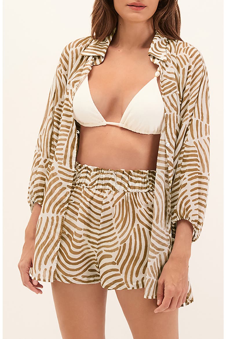 Moana Cover-Up Shirt, Alternate, color, MULTI