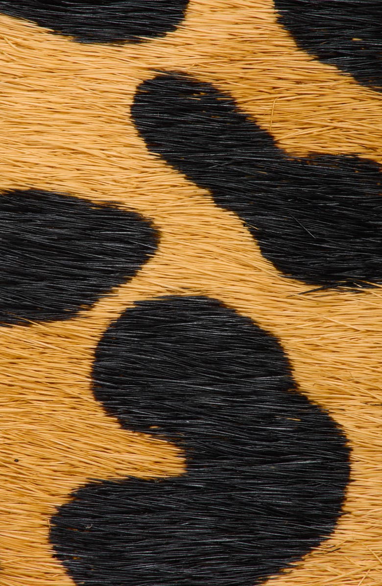 Vince Camuto Faux Calf Hair Belt, Alternate, color, Leopard