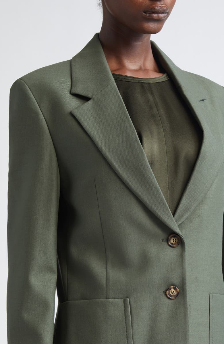 Victoria Beckham Patch Pocket Jacket, Alternate, color, Oregano