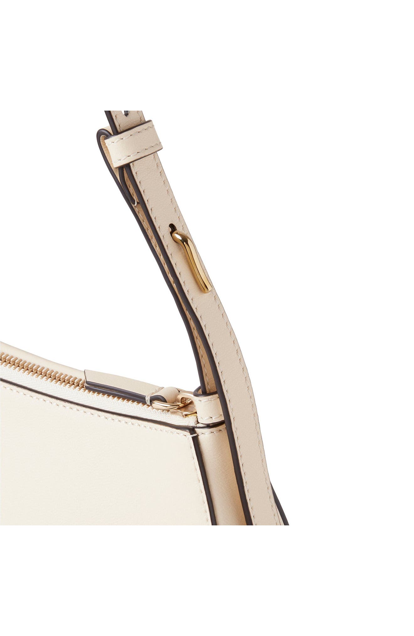 Clovelly Leather Shoulder Bag, Alternate, color, EGGSHELL