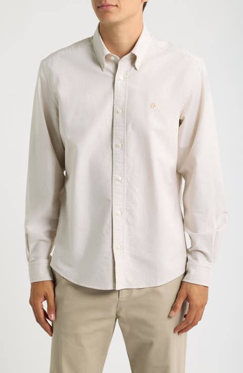 Liam Striped Regular Fit Button-Down Shirt