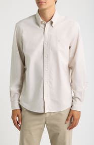 BOSS Liam Striped Regular Fit Button-Down Shirt