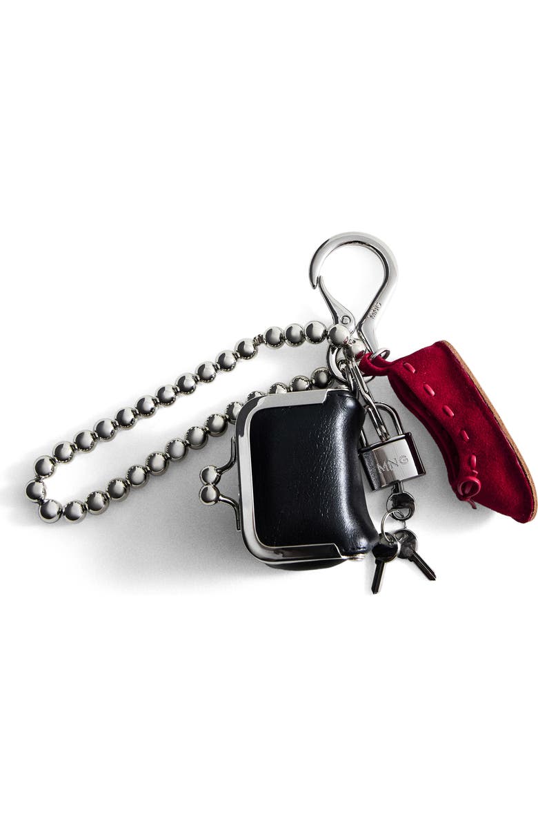 MANGO Multicharm Key Ring, Main, color, Red