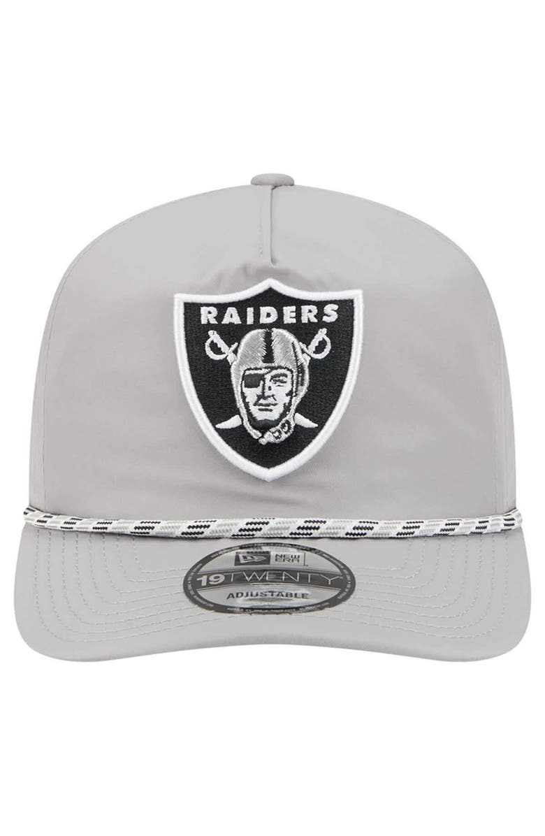 New Era Men's New Era Silver Las Vegas Raiders Rope 19TWENTY Hat, Alternate, color, Silver