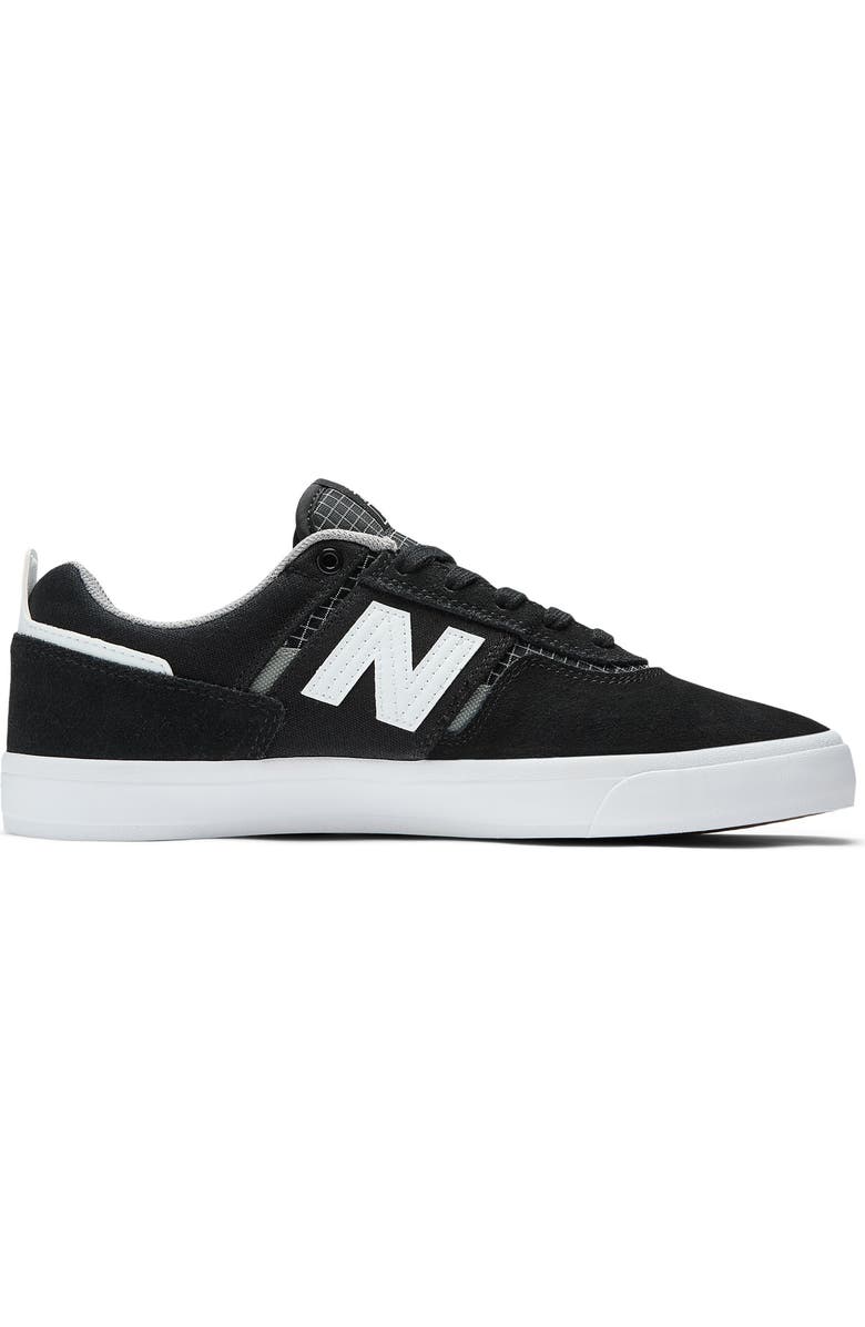 New Balance 306 Skate Sneaker, Alternate, color, Black/ White