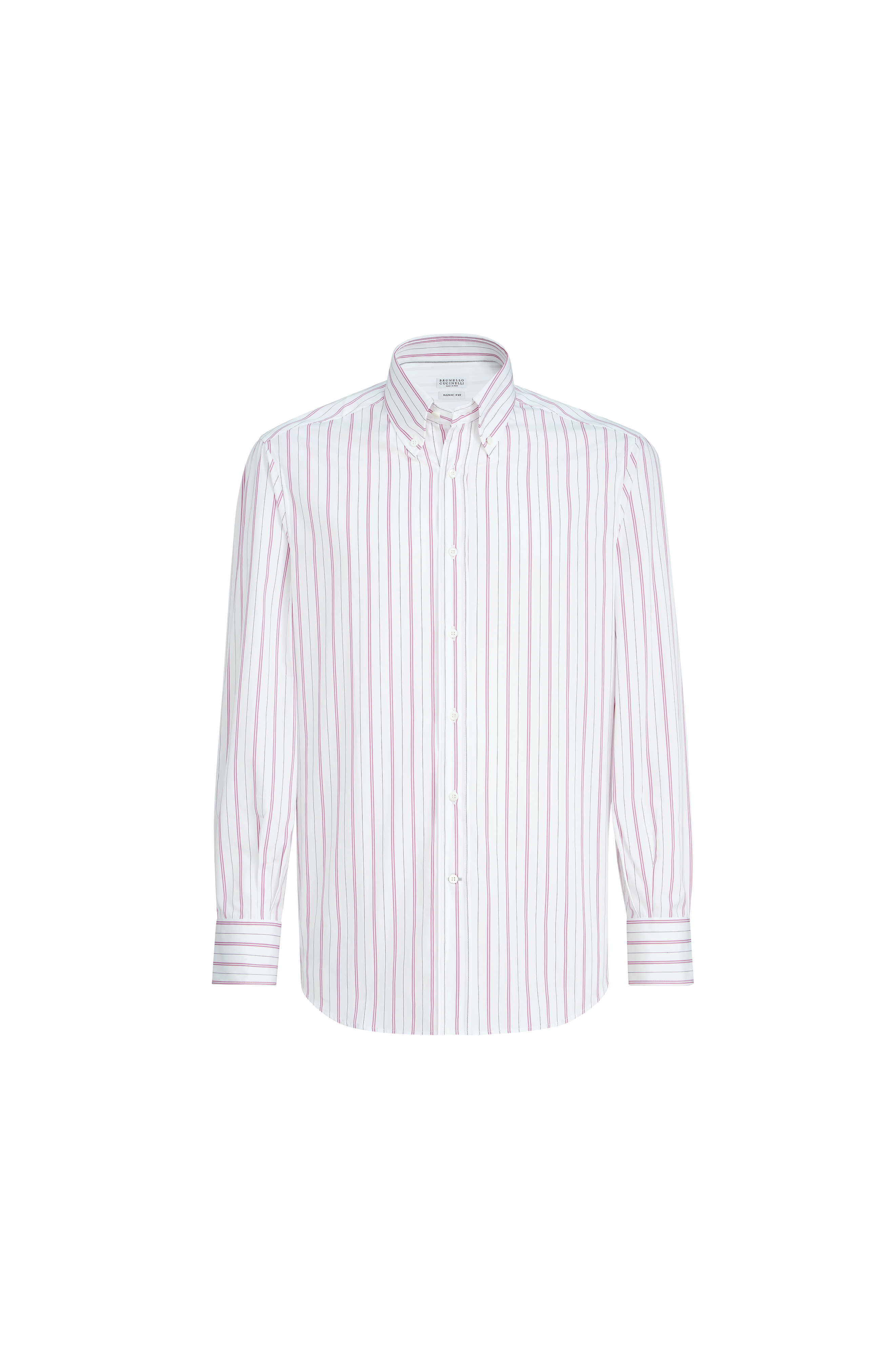Striped poplin shirt - image 2