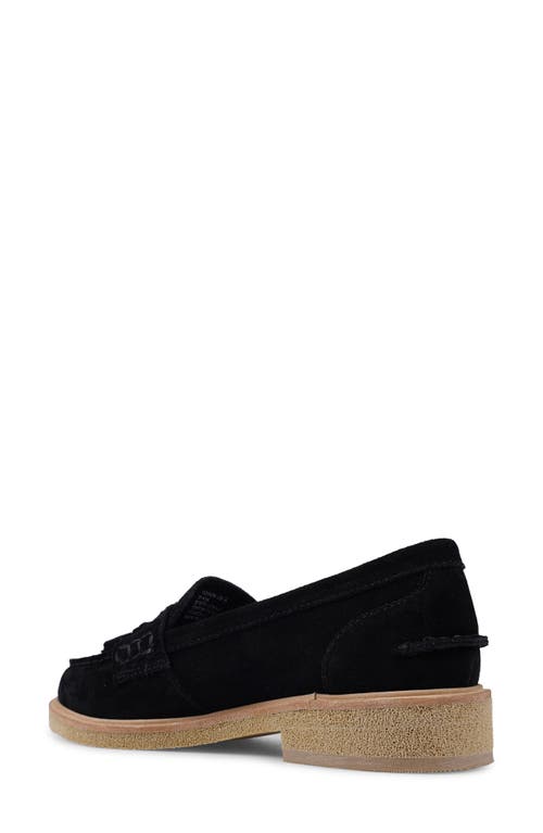 Artisan Crafted By Zigi Poison Tassel Loafer In Black Suede