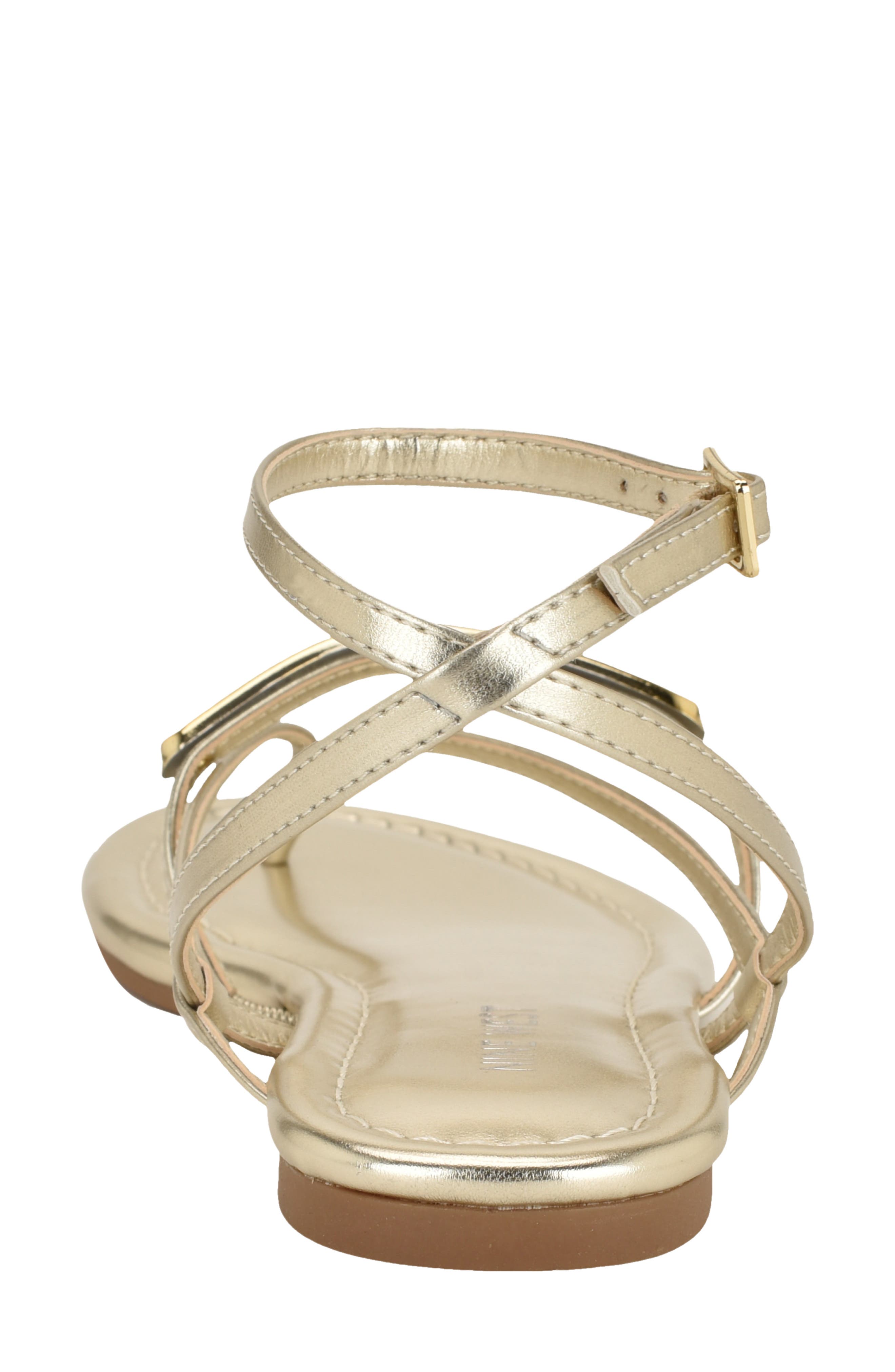 Bretta Ankle Strap Sandal, Alternate, color, GOLD