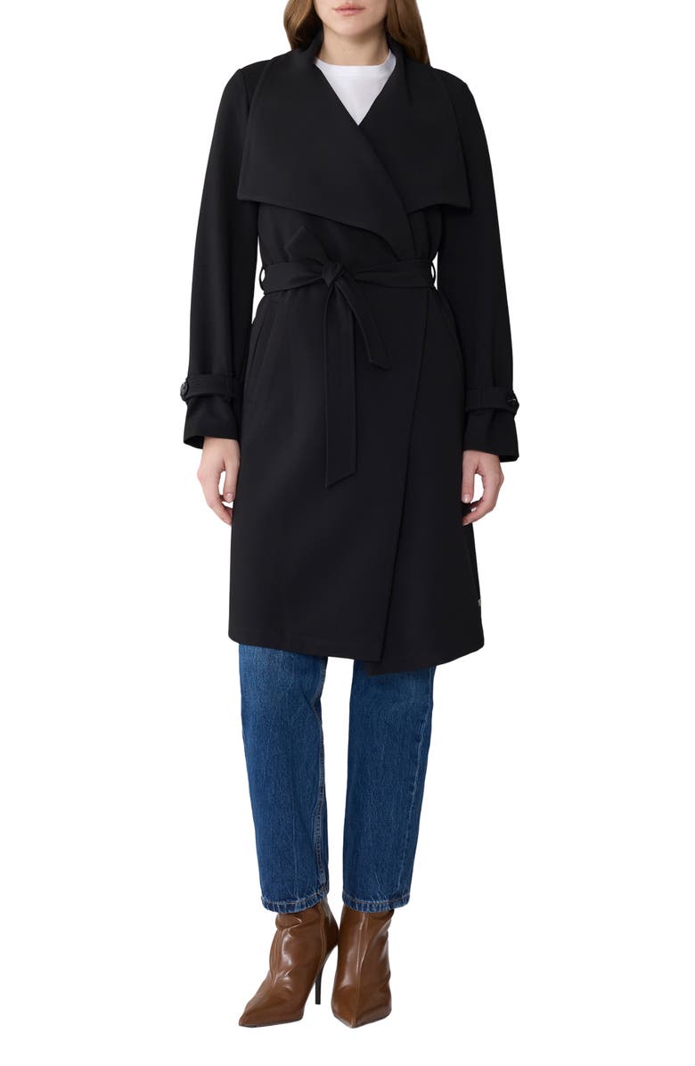 Soia & Kyo Olivia Trench Coat, Main, color, Black