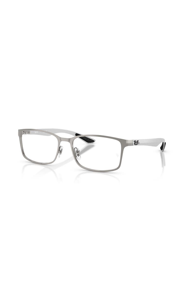 55mm Rectangle optical glasses, Main, color, Grey
