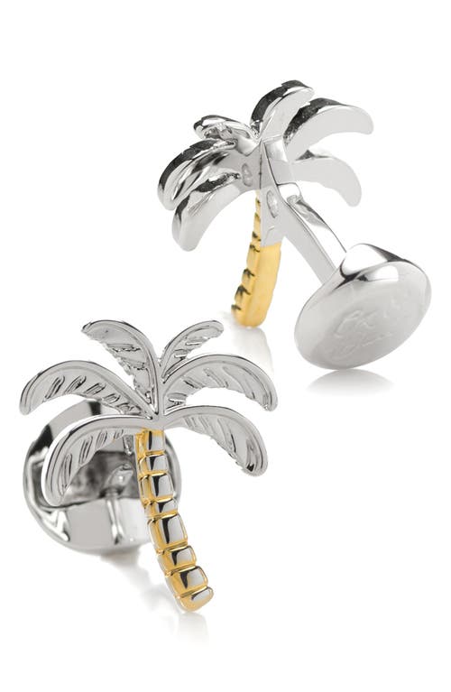 Cufflinks, Inc Palm Tree Plated Cuff Links In Gold
