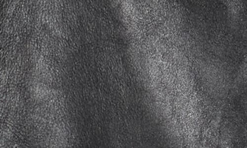 L'agence Lyon Leather Military Coat In Black