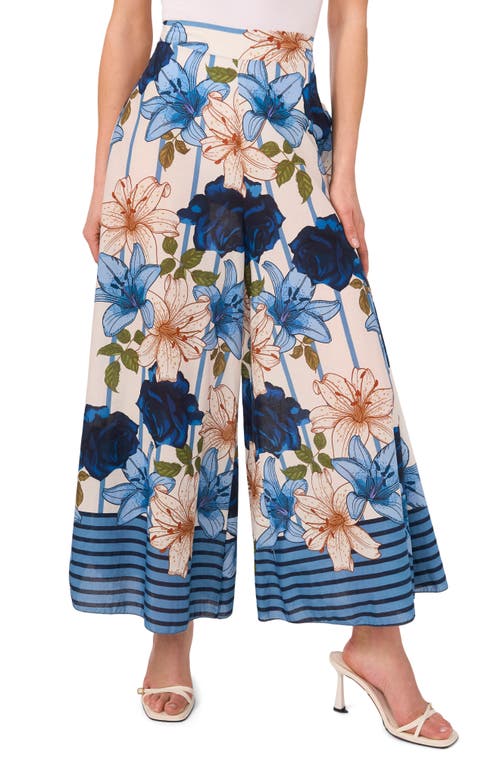 Cece Wide Leg Pants In Blue